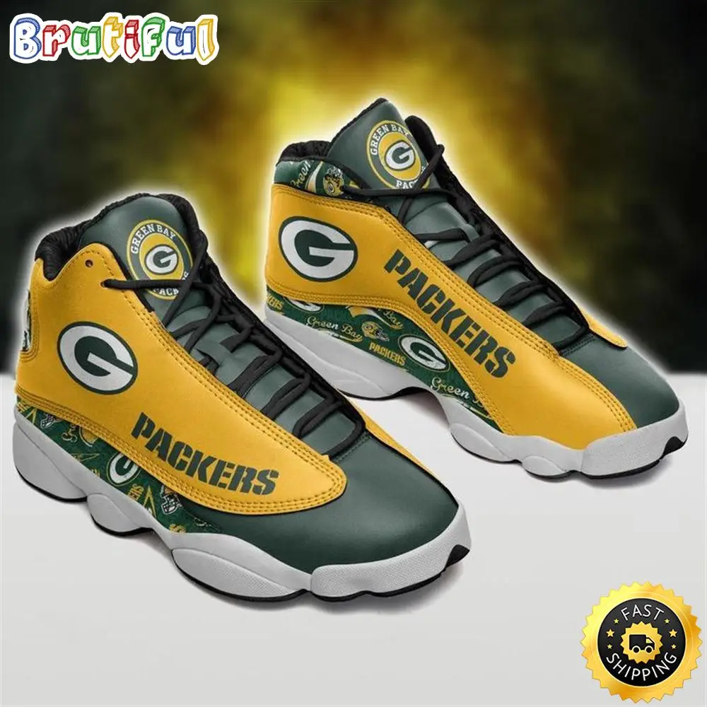 Green Bay Packers Nfl Ver 6 Air Jordan 13 Sneaker