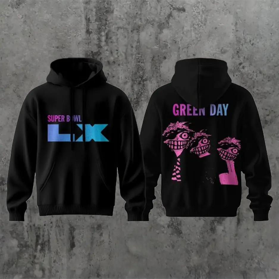 Green Day Super Bowl Lx Hoodie Opening Ceremony 2026 Gift For Green Day Fans Green Day Super Bowl Lx Hoodie Opening Ceremony 2026 Gift For Green Day Fans - Image 1