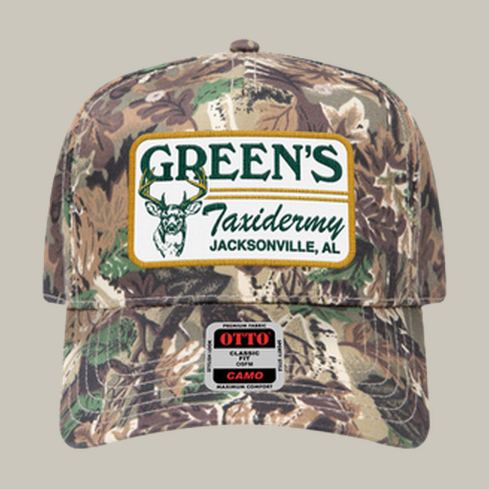 Green's Taxidermy Logo Hat Music Themed Riley Green Merch Unique Gift For Fans