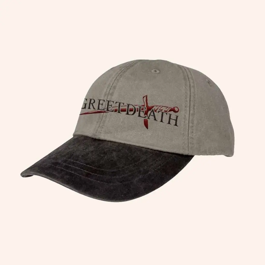 Greet Death Merch Dagger Hat Best Gift Ideas For Rock Music Lovers -WearandDecor
