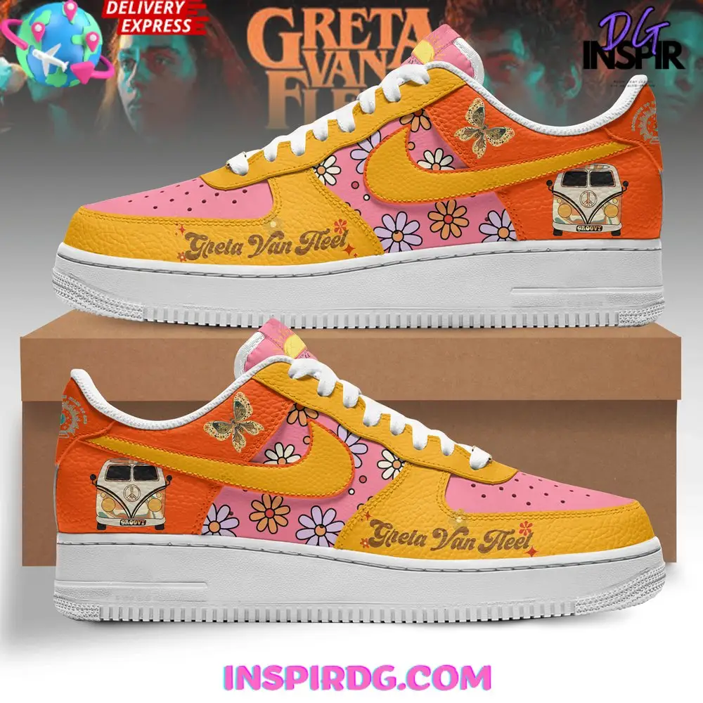 Greta Van Fleet Flower Limited Editon Air Force 1