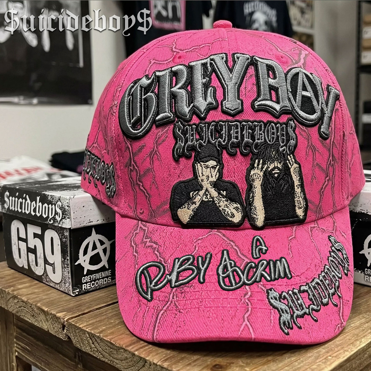 Grey Day Suicideboys Dad Hat G59 Rap Merch Baseball Cap Gift For Hip Hop Fan