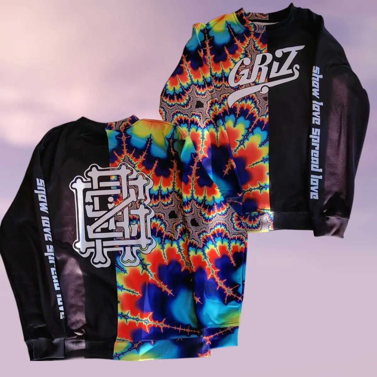 GRiZ Sweatshirt Show Love Spread Love Apparel Gift Ideas For Brothers