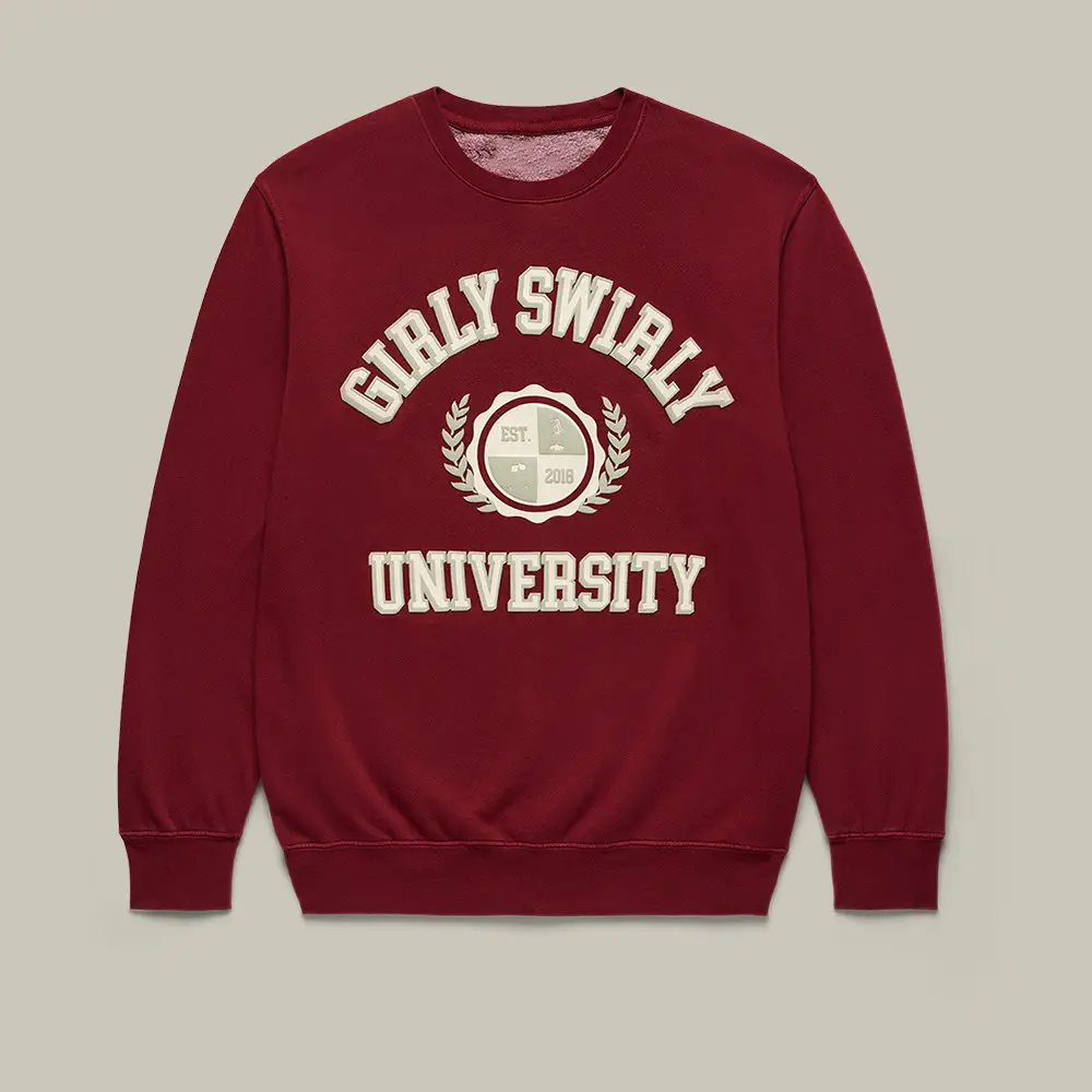 GSU Girly Swirly University The Toast Podcast Sweatshirt The Toast Podcast Apparel Present Idea For Fans