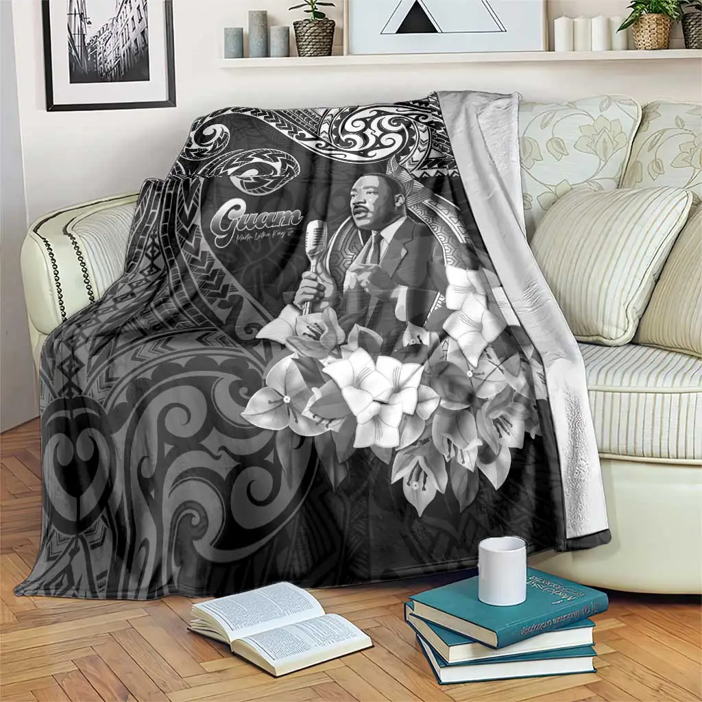 Guam Martin Luther King Jr Day Blanket I Have A Dream Black History Sofa Decor Gift Guam Martin Luther King Jr Day Blanket I Have A Dream Black History Sofa Decor Gift - Image 1