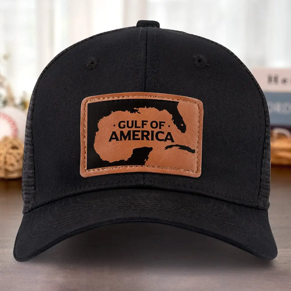 Gulf Of America Trucker Hat Trump 2025 Hat Patriotic Gifts For Dad
