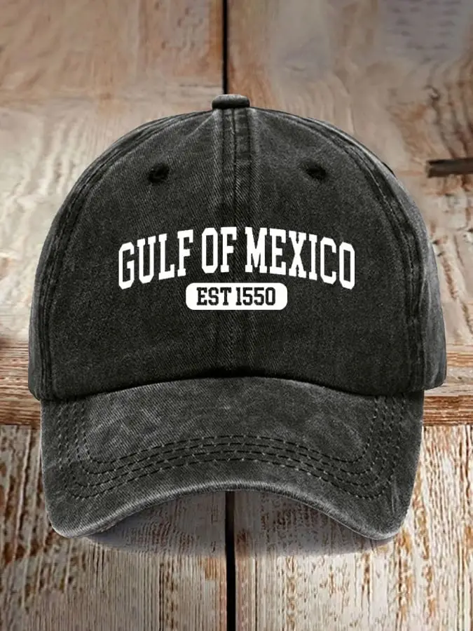 Gulf Of Mexico Est 1550 Hat Anti Trump Political Hat Gifts For Father