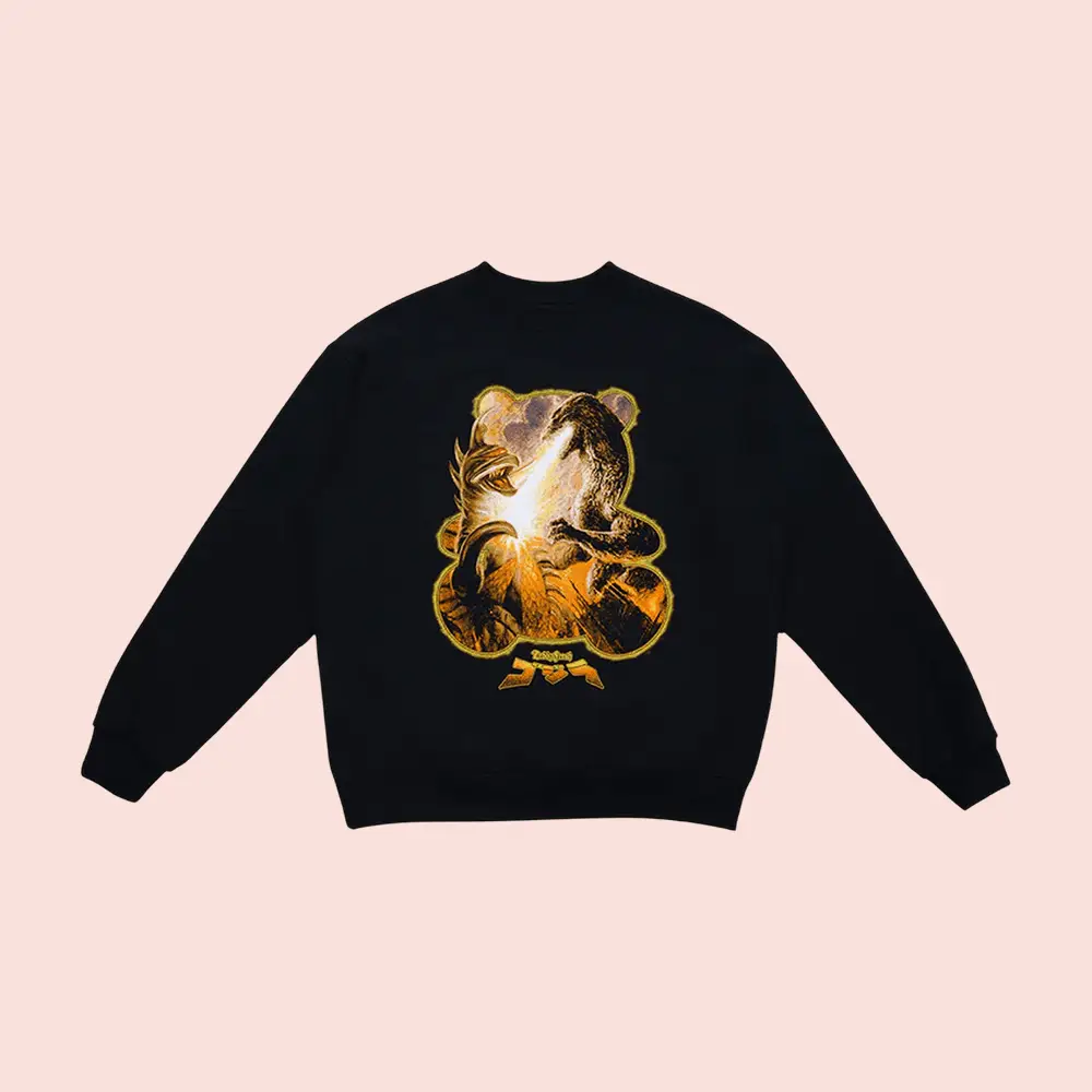 H3 Merch Teddy Fresh x Godzilla Kaiju Inferno Sweatshirt H3 Podcast Merch Gifts For Friends