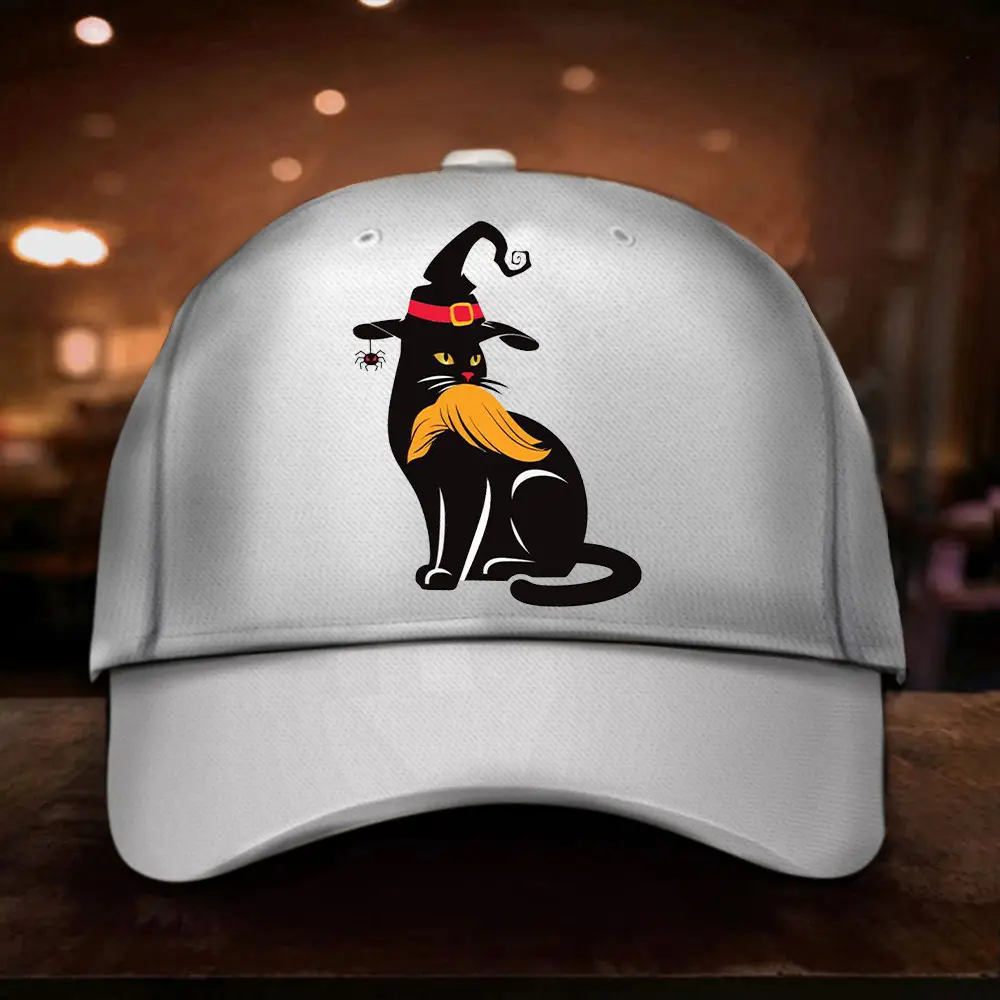 Halloween Cat Ladies For Kamala Harris Hat Anti-Trump Funny Election 2024 Hat Gift For Her Halloween Cat Ladies For Kamala Harris Hat Anti-Trump Funny Election 2024 Hat Gift For Her - Image 1