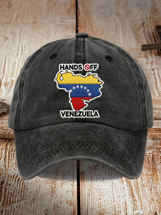 Hands Off Venezuela Hat Venezuela Flag Graphic Freedom Maduro Merchandise