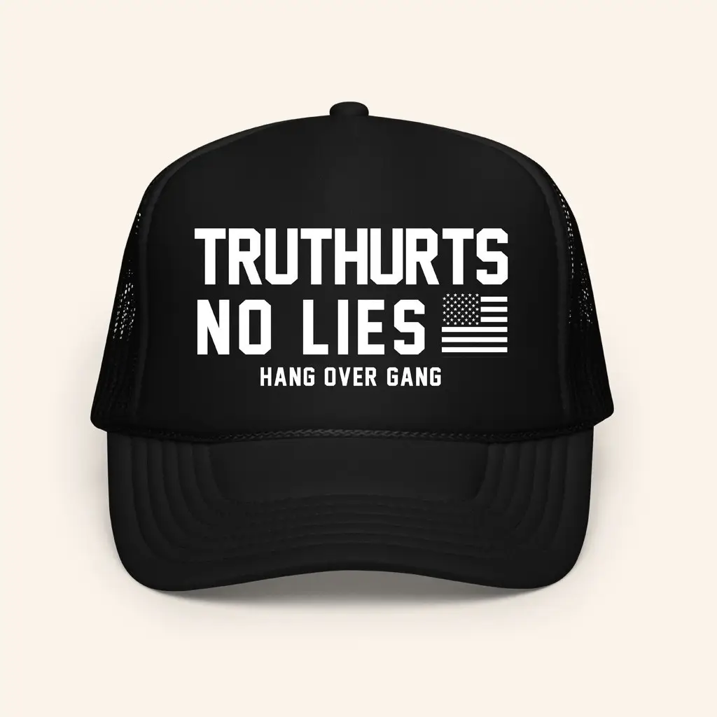 Hang Over Gang Merch Truthurts No Lies Patriotic Trucker Hat Christmas Presents For Dad - Wear&Decor