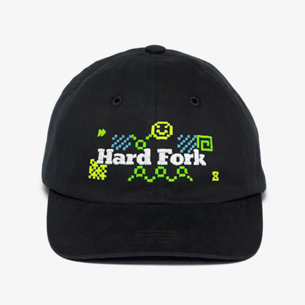 Hard Fork Hat Embroidered Black Cap Gift Ideas For Husband -WearandDecor