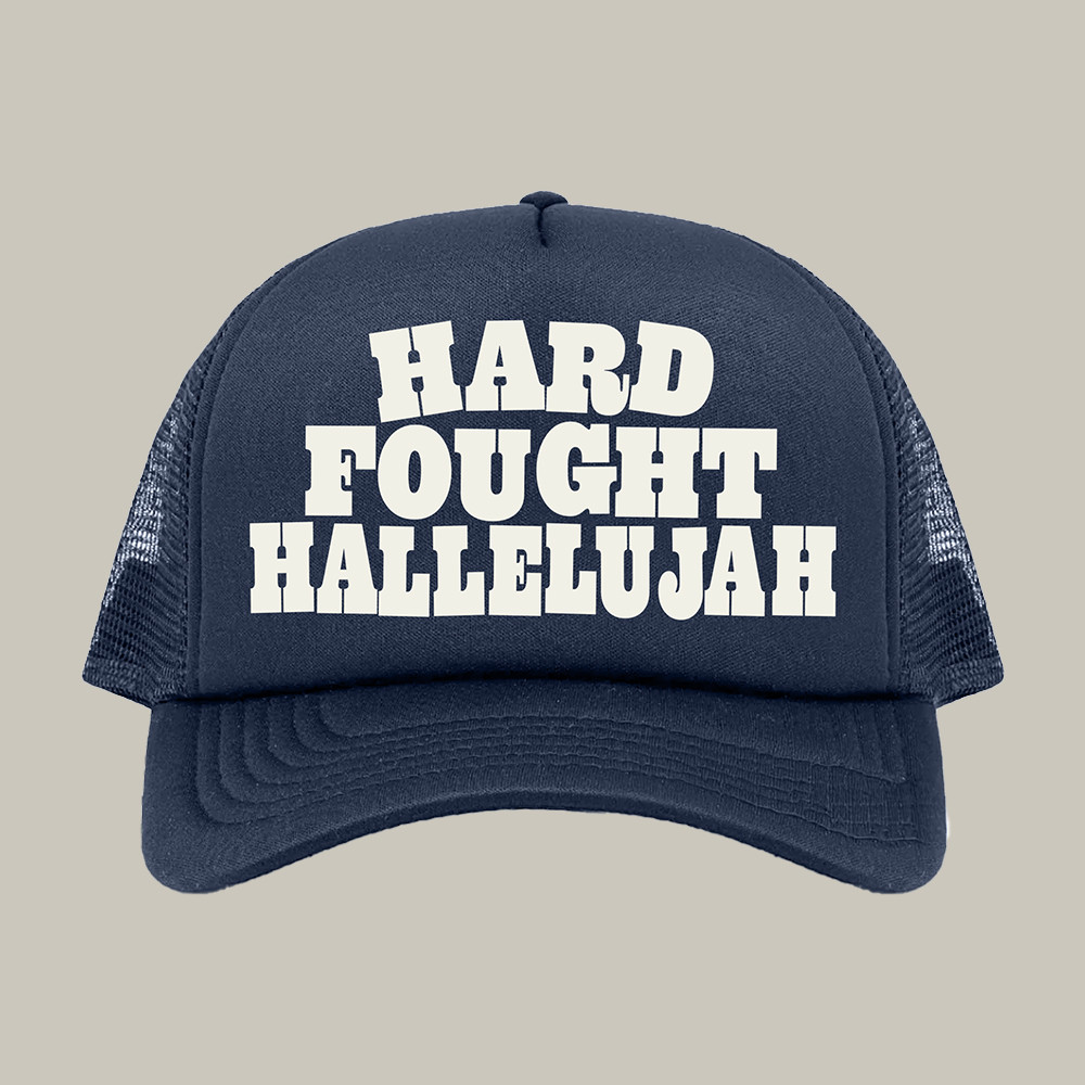 Hard Fought Hallelujah Brandon Lake Trucker Hat Music Merch Brandon Lake Fan Gift Hard Fought Hallelujah Brandon Lake Trucker Hat Music Merch Brandon Lake Fan Gift - Image 1
