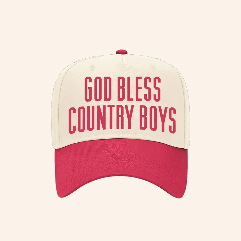 Hardy Merch God Bless Country Boys Hat Embroidered Hardy Hat Xmas Gifts For Dad -WearandDecor