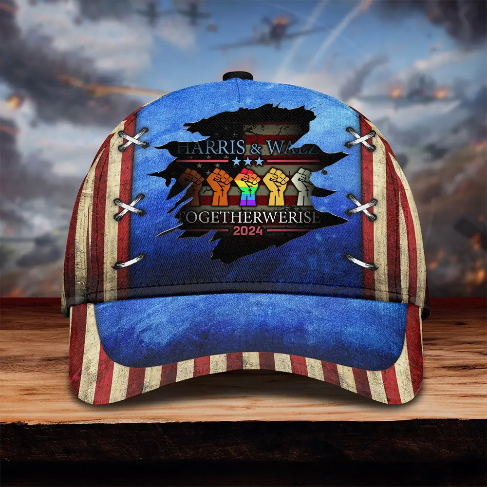 Harris And Walz Together We Rise 2024 Hat Harris Walz Campaign Patriotic Cap Gifts For Voters