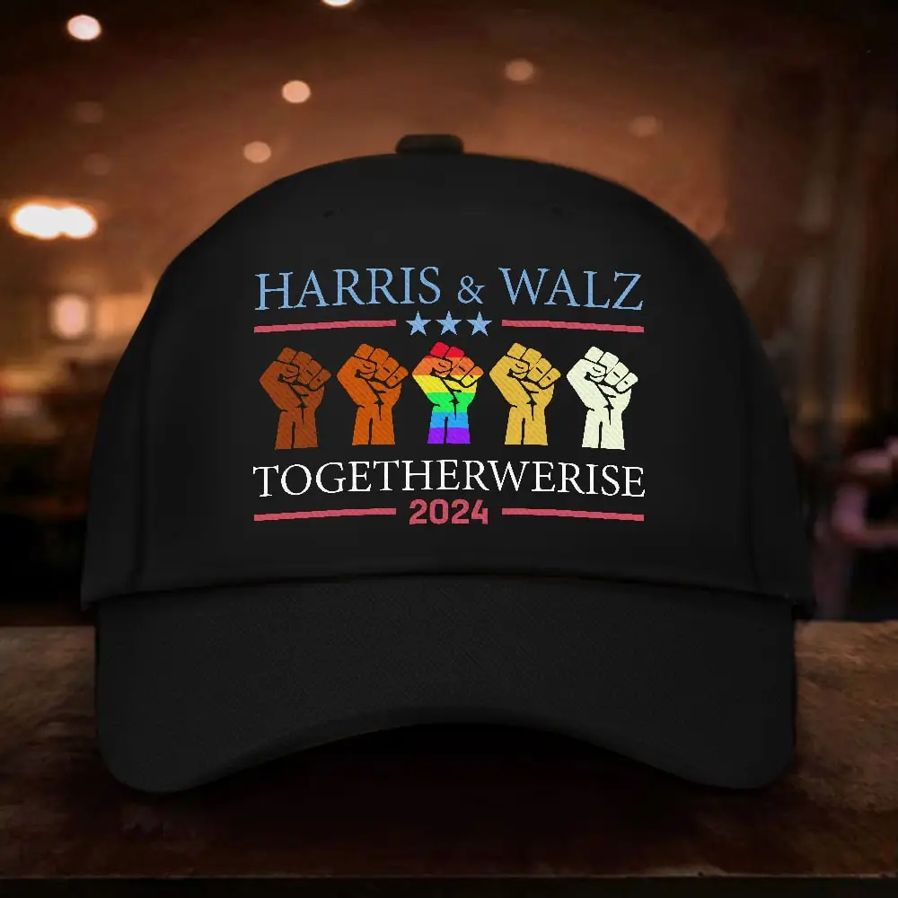 Harris And Walz Together We Rise 2024 Hat Harris Walz For President VP 2024 Hat For Supporters