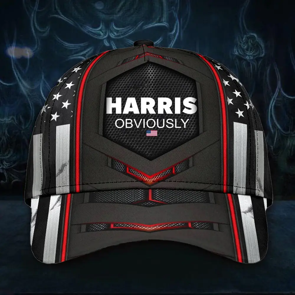 Harris Obviously Hat Kamala 47th President American Flag Hat Patriotic Merch