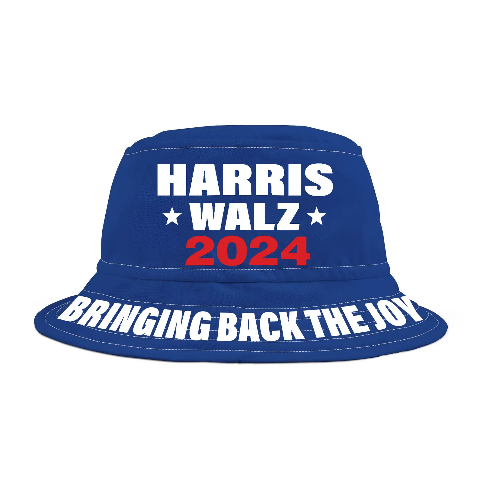 Harris Walz 2024 Bringing Back The Joy Bucket Hat Vote Blue Gifts For Supporters