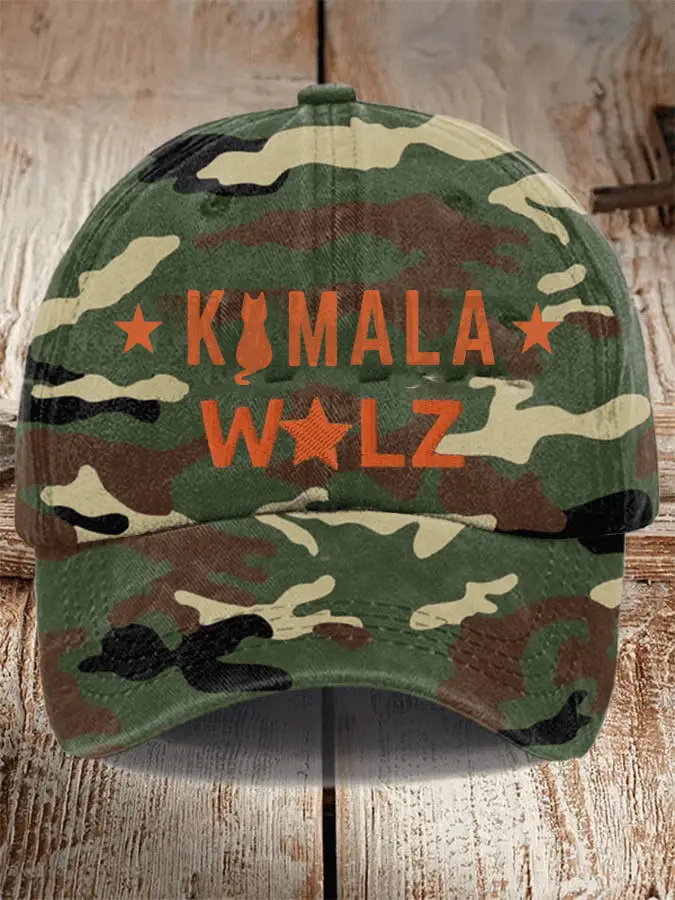 Harris Walz 2024 Camo Hat Harris For President 2024 Political Hat Brother Gifts