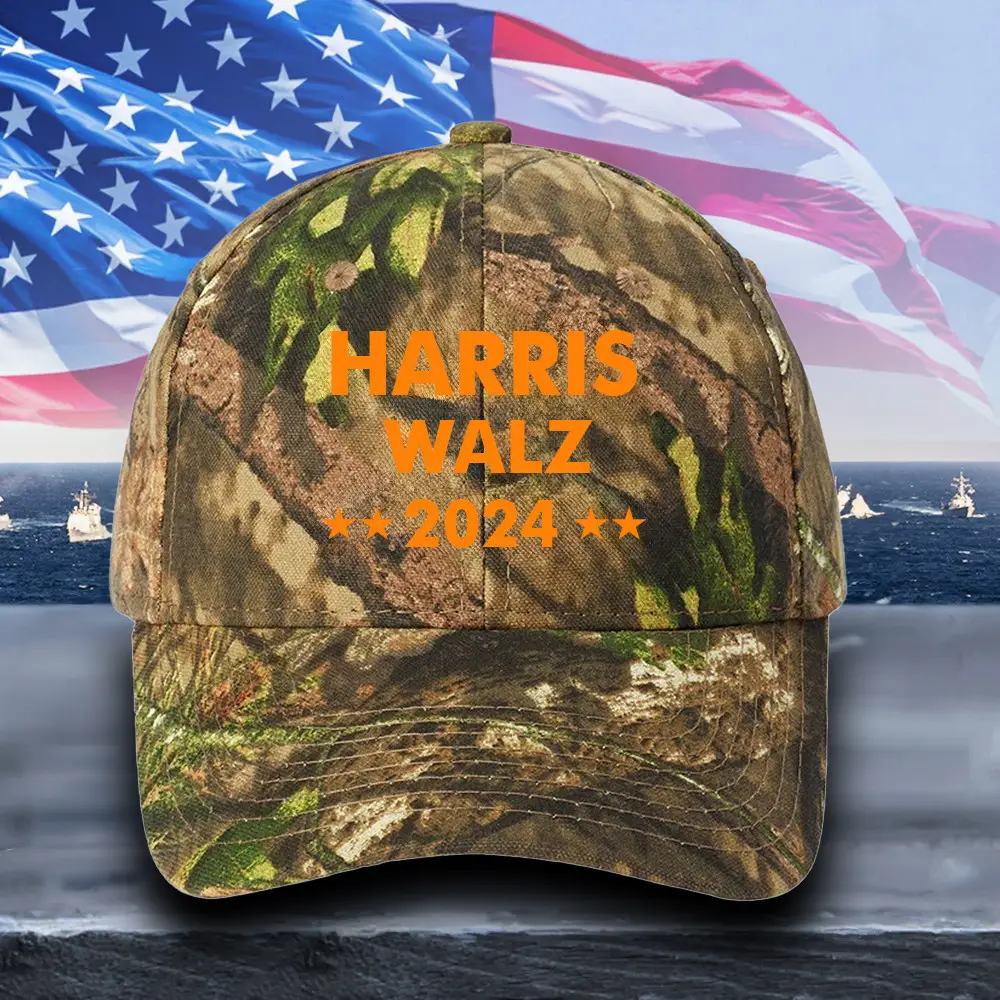 Harris Walz 2024 Camo Hat Harris Walz 2024 Supporters Hat Gifts For Dad