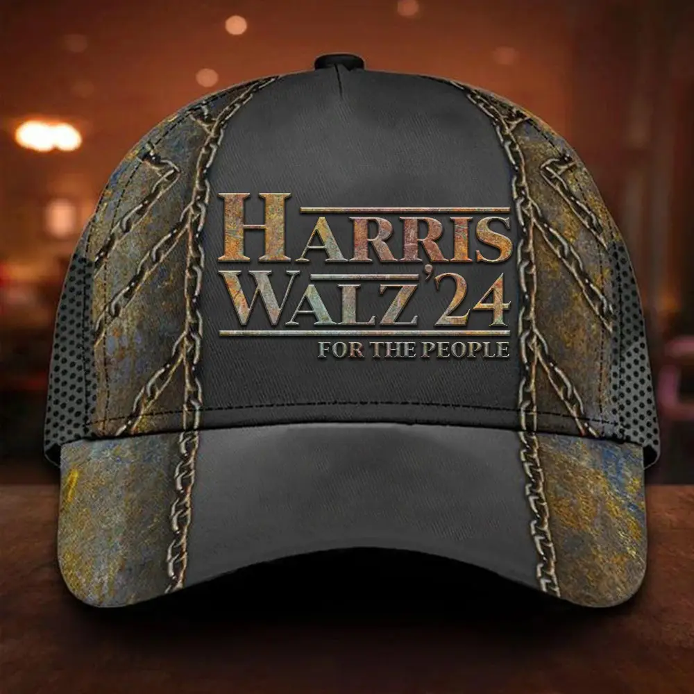 Harris Walz 2024 For The People Hat Harris Walz 2024 Merchandise Patriotic Hat Mens