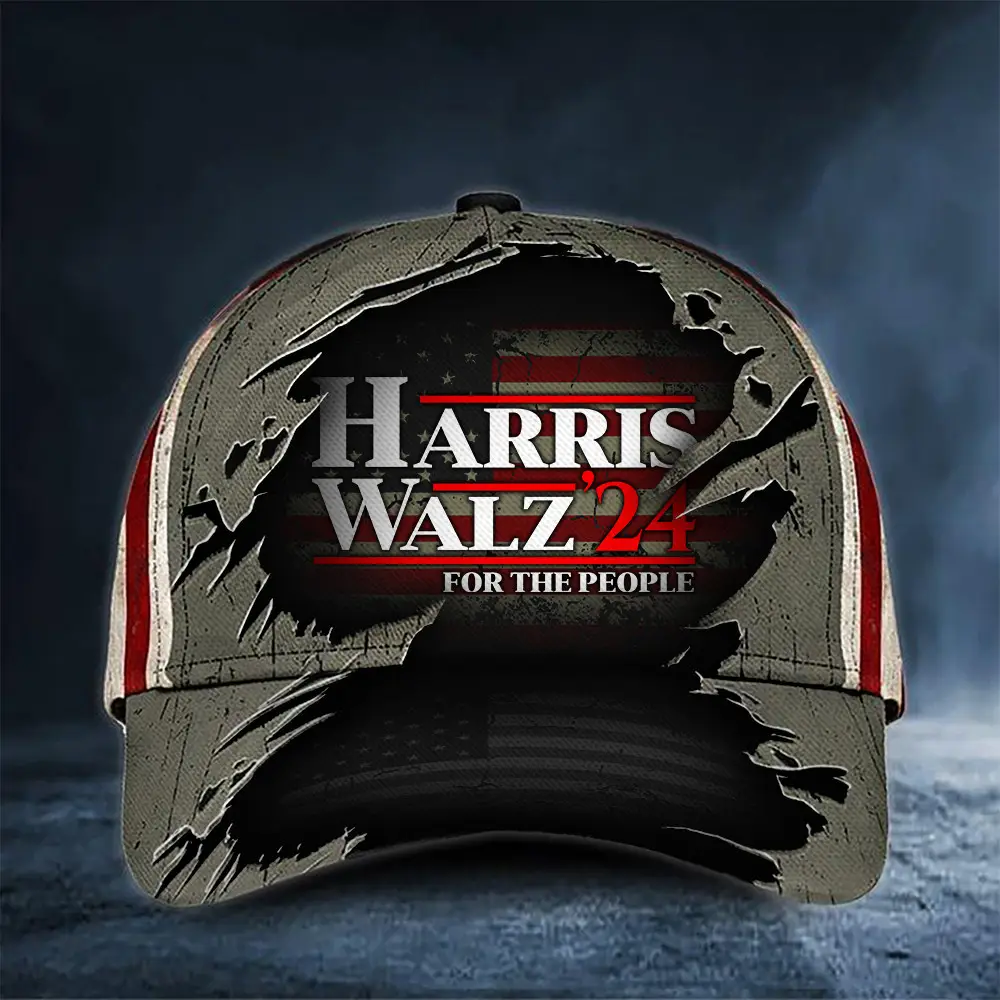 Harris Walz 2024 For The People Hat Harris Walz Merchandise 2024 Presidential Campaign Hat