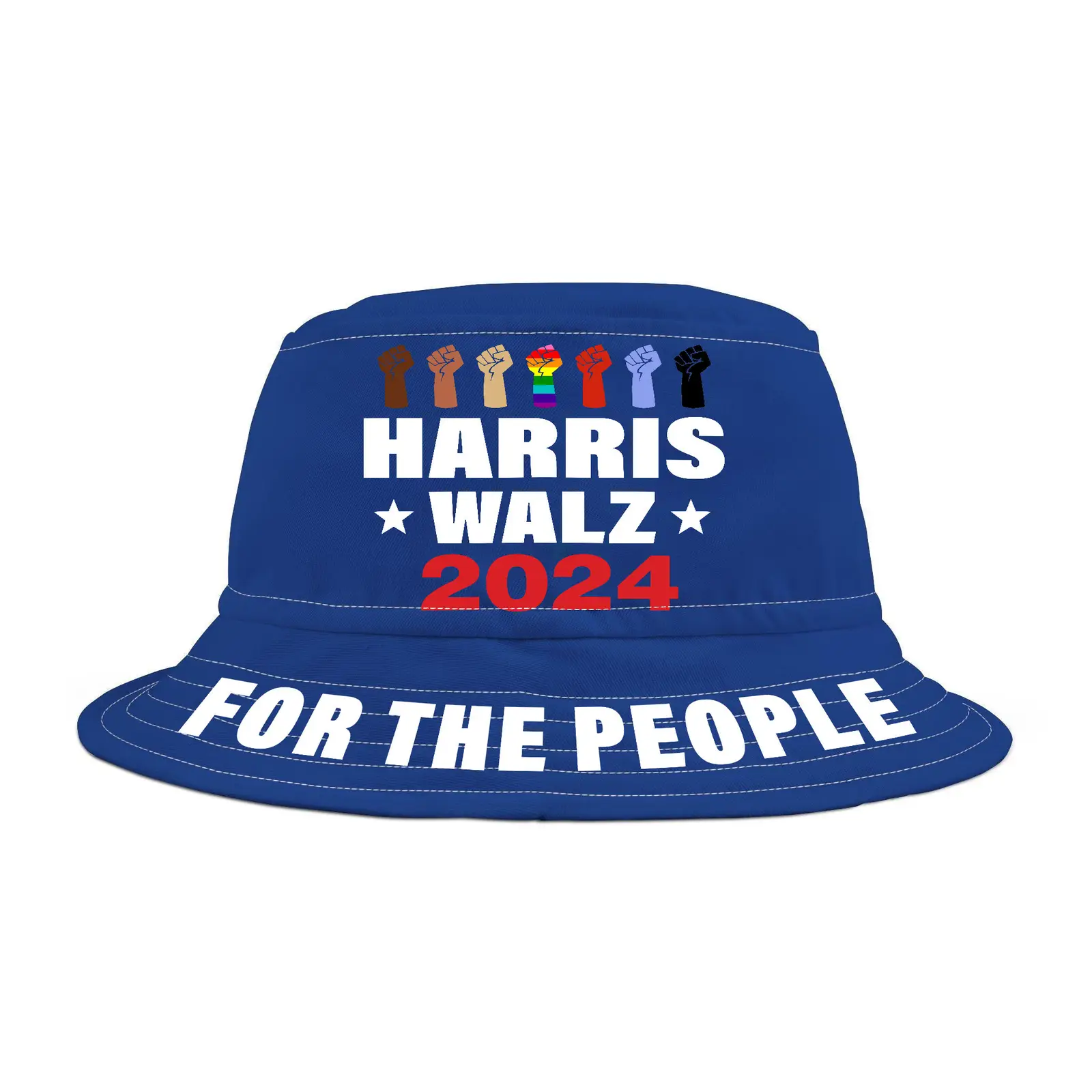 Harris Walz 2024 For The People Support Harris Walz Bucket Hat