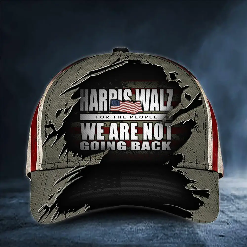Harris Walz 2024 For The People We Are Not Going Back Hat Harris For President Merch