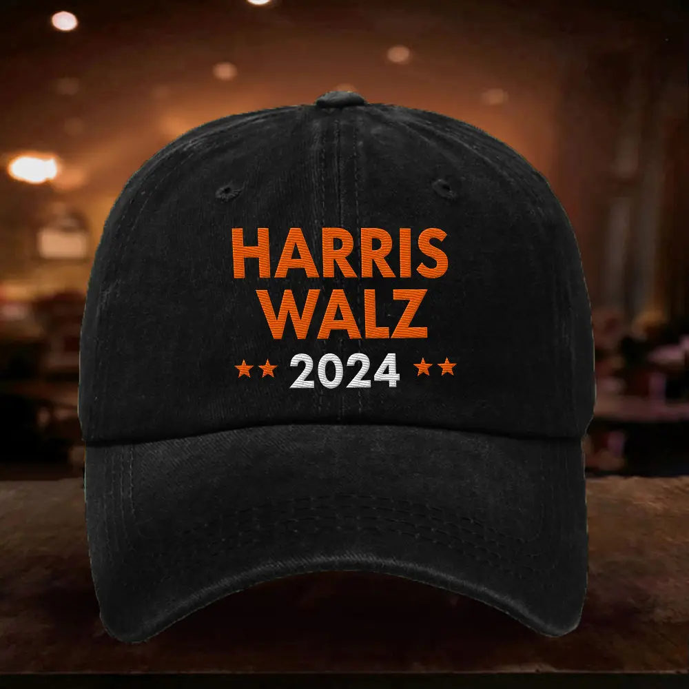 Harris Walz 2024 Hat Harris Walz Campaign Hat Patriotic Gifts For Boyfriend