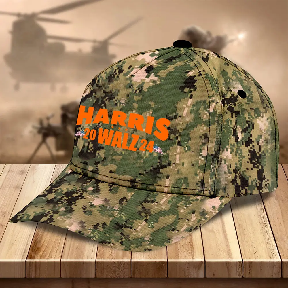 Harris Walz 2024 Hat Kamala For President Camo Hat Harris Walz Merchandise