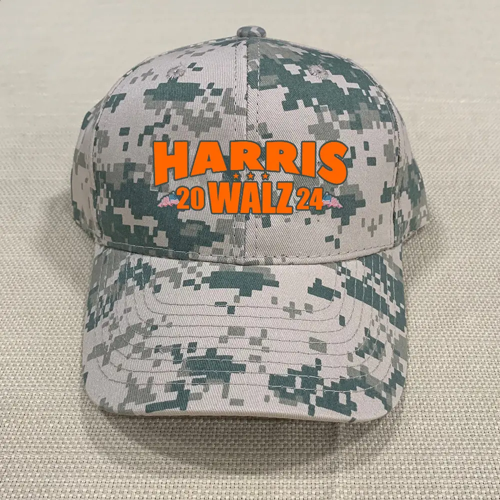 Harris Walz 2024 Hat Kamala For President Camo Hat Harris Walz Store