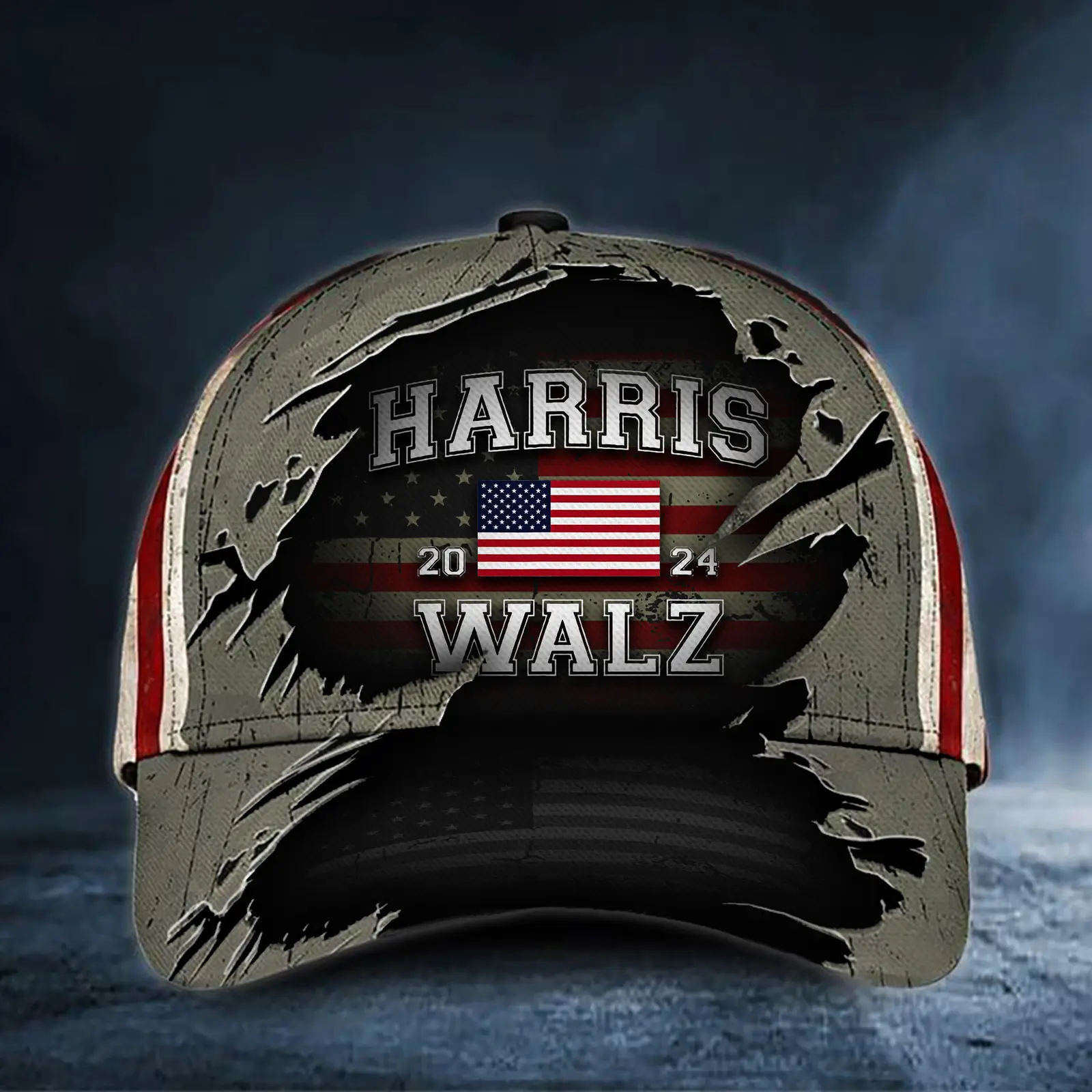 Harris Walz 2024 Hat Presidential Campaign Political Hat Kamala Harris Pride Merch Harris Walz 2024 Hat Presidential Campaign Political Hat Kamala Harris Pride Merch - Image 1