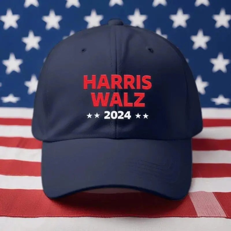 Harris Walz 2024 Hat Vote Blue Kamala Harris Tim Walz Madam President Election Cap Harris Walz 2024 Hat Vote Blue Kamala Harris Tim Walz Madam President Election Cap - Image 1