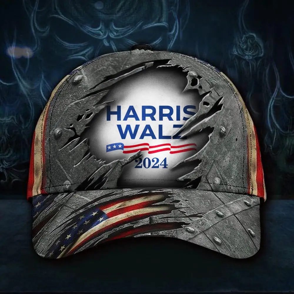 Harris Walz 2024 Hat Vote For Harris Walz President Campaign Vintage Cap Gifts For Him