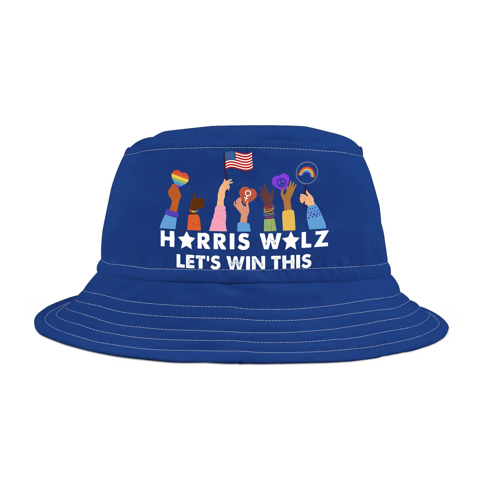 Harris Walz 2024 Let's Win This Bucket Hat Gifts For Democrats Harris Walz 2024 Let's Win This Bucket Hat Gifts For Democrats - Image 1