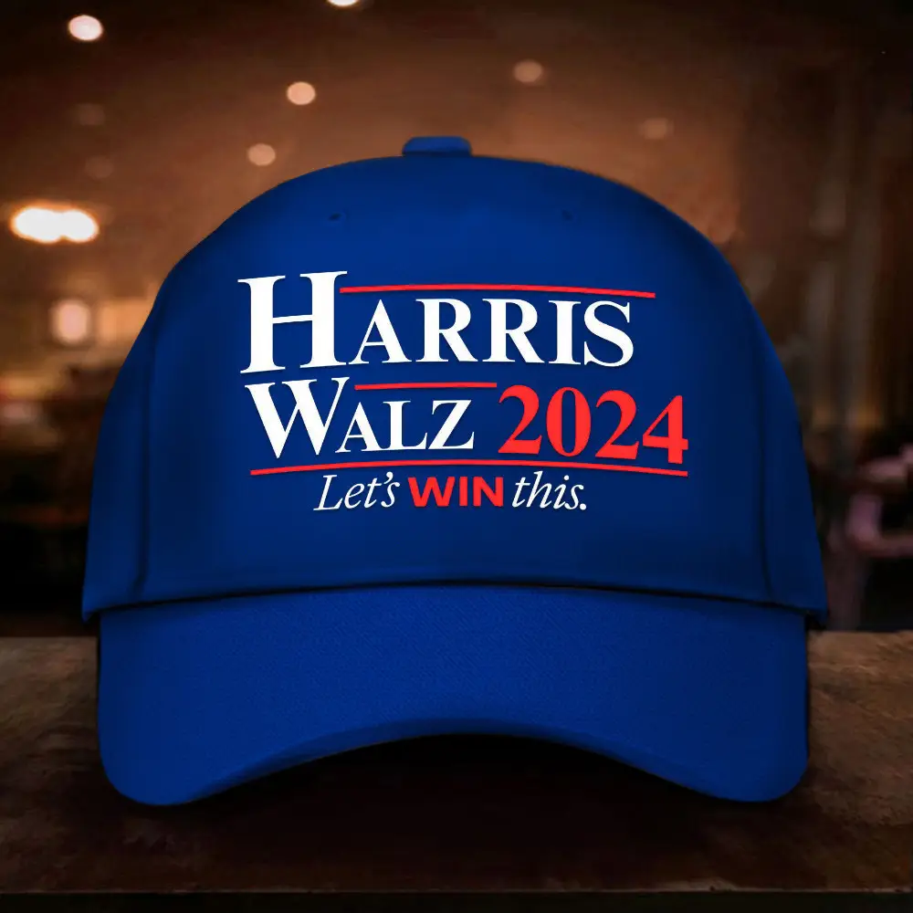 Harris Walz 2024 Let's Win This Hat Harris Walz 2024 Hat Gifts For Democrats