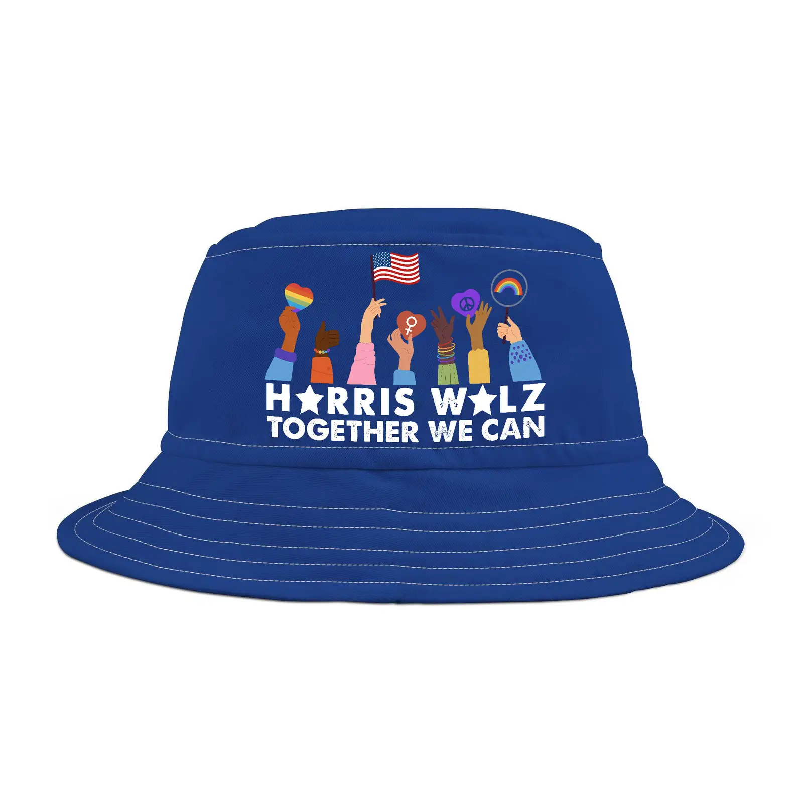 Harris Walz 2024 Together We Can Bucket Hat Gifts For Democrats