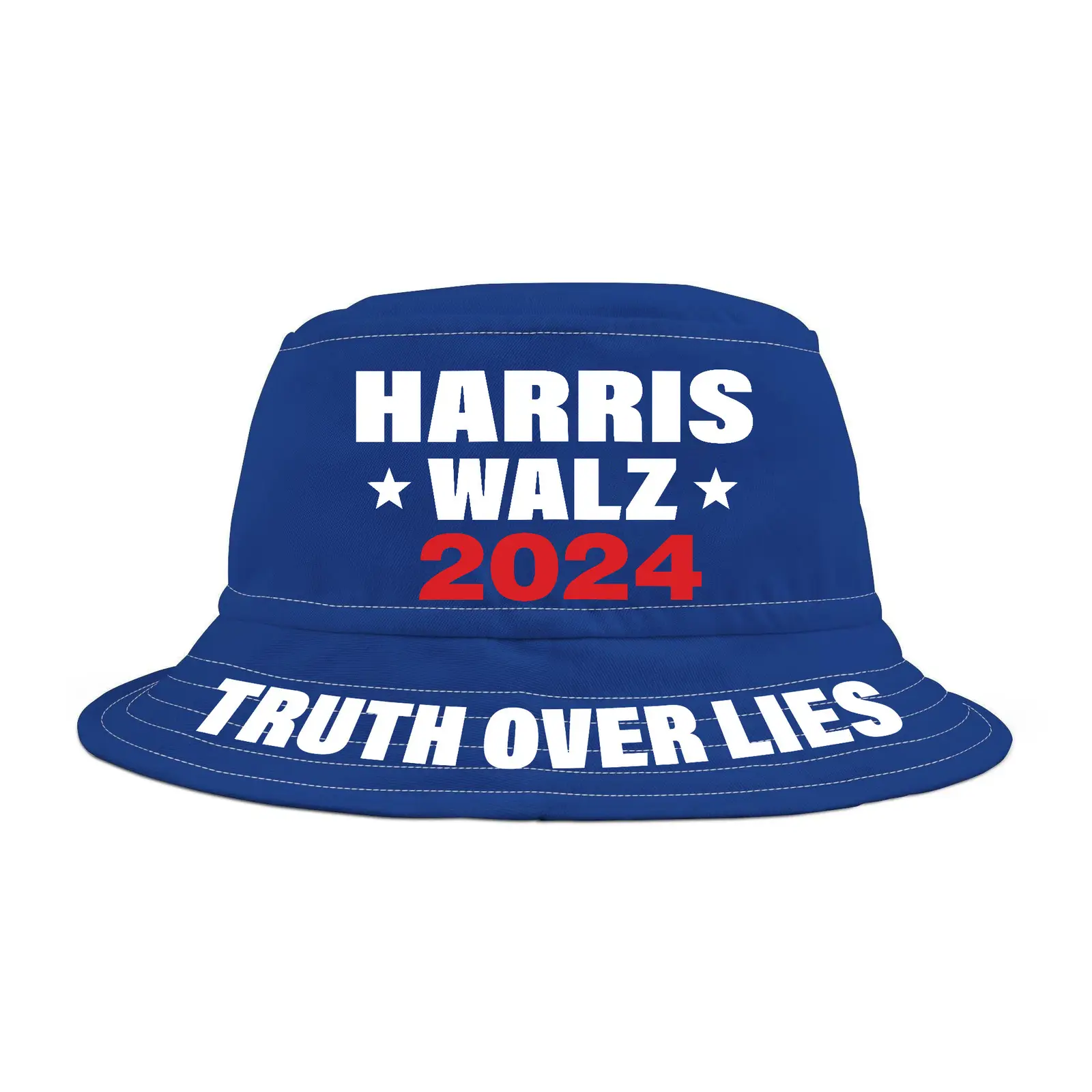 Harris Walz 2024 Truth Over Lies Bucket Hat Vote Blue Gifts For Supporters Harris Walz 2024 Truth Over Lies Bucket Hat Vote Blue Gifts For Supporters - Image 1