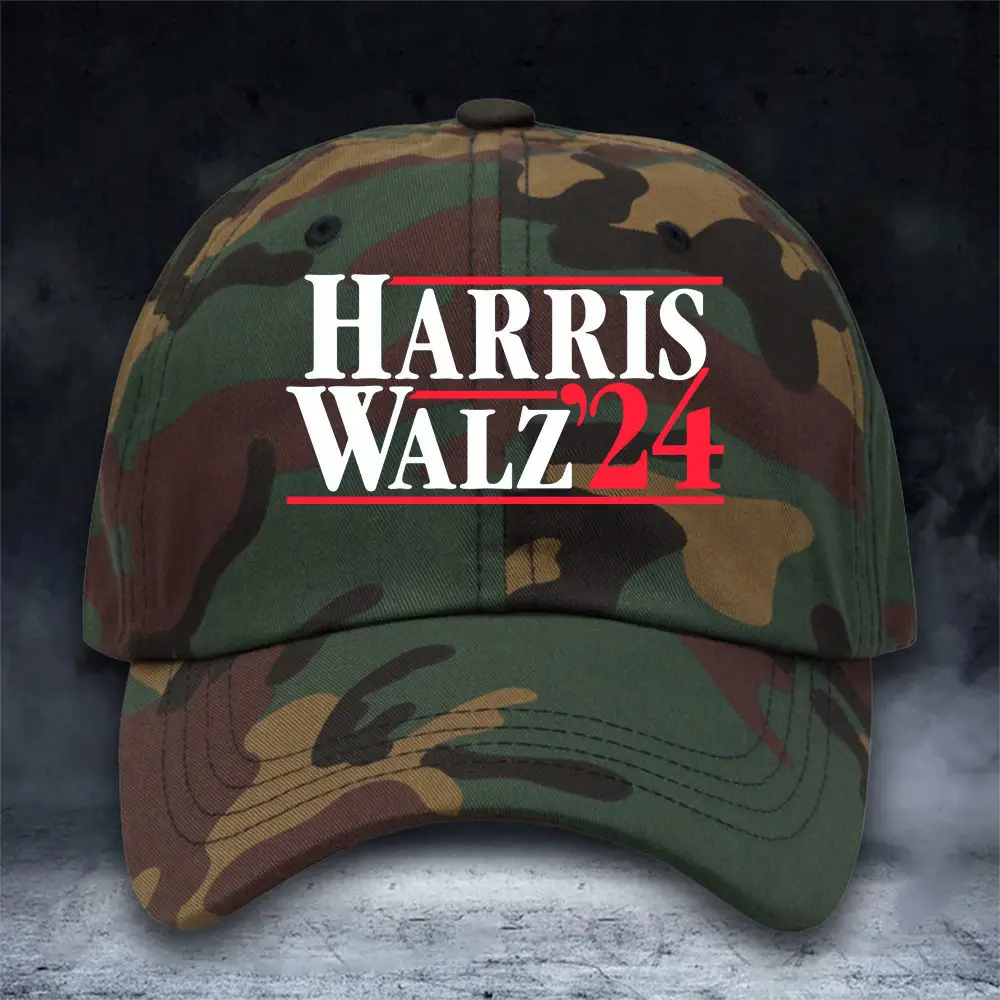 Harris Walz 24 Camouflage Hat Political Campaign Harris Walz Hat Gifts For Him