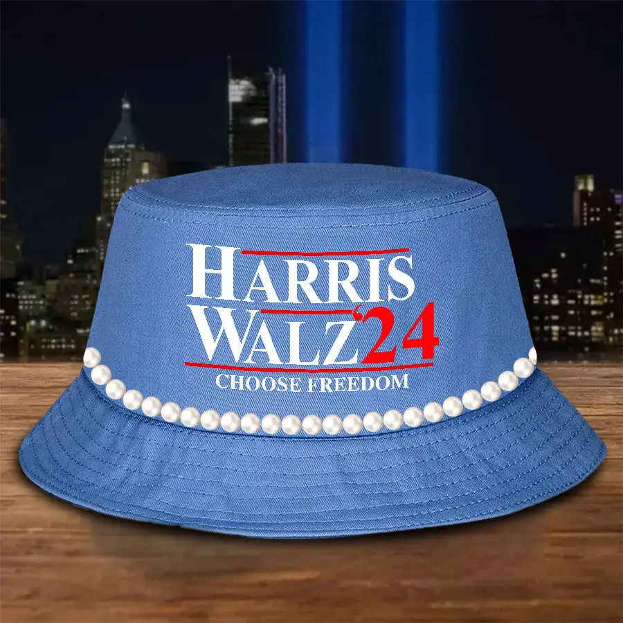 Harris Walz 24 Choose Freedom Bucket Hat Harris Walz Campaign 2024 Election Hat Gifts Harris Walz 24 Choose Freedom Bucket Hat Harris Walz Campaign 2024 Election Hat Gifts - Image 1