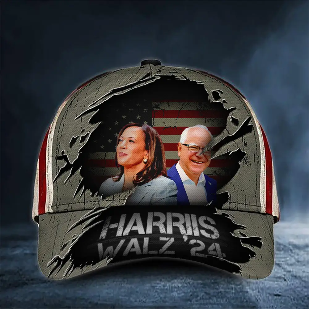 Harris Walz 24 Hat 2024 Election Harris Walz Campaign Merch Patriotic Gifts For Father