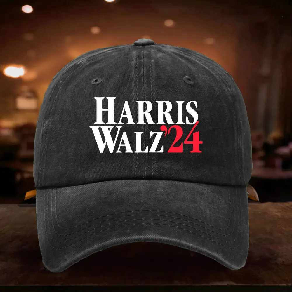 Harris Walz 24 Hat Support Democrat Political Campaign Cap Harris Walz Store