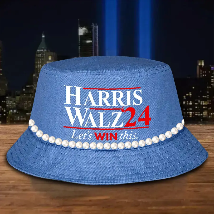 Harris Walz 24 Let's Win This Bucket Hat Harris Walz Campaign 2024 Election Hat Gifts Harris Walz 24 Let's Win This Bucket Hat Harris Walz Campaign 2024 Election Hat Gifts - Image 1