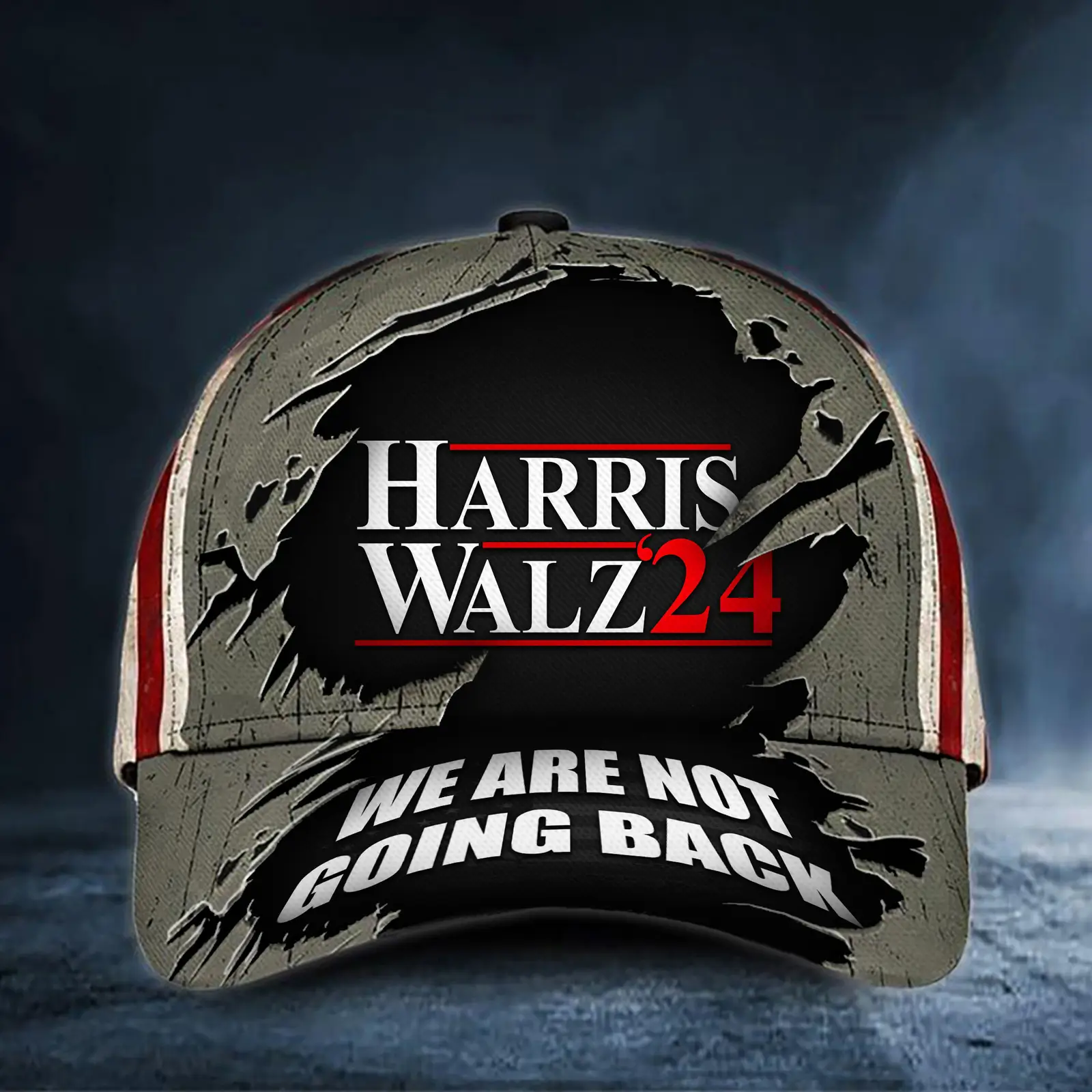 Harris Walz 24 We Are Not Going Back Hat Supporters Harris Walz Hat Gifts For Father