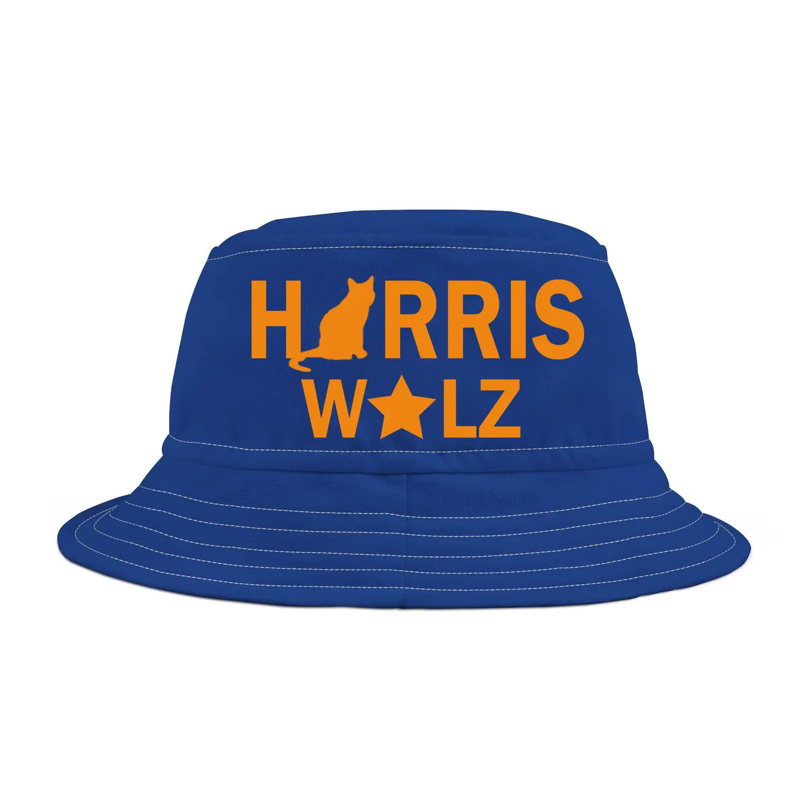 Harris Walz Bucket Hat Kamala For President Walz For VP Vote Blue Bucket Hat