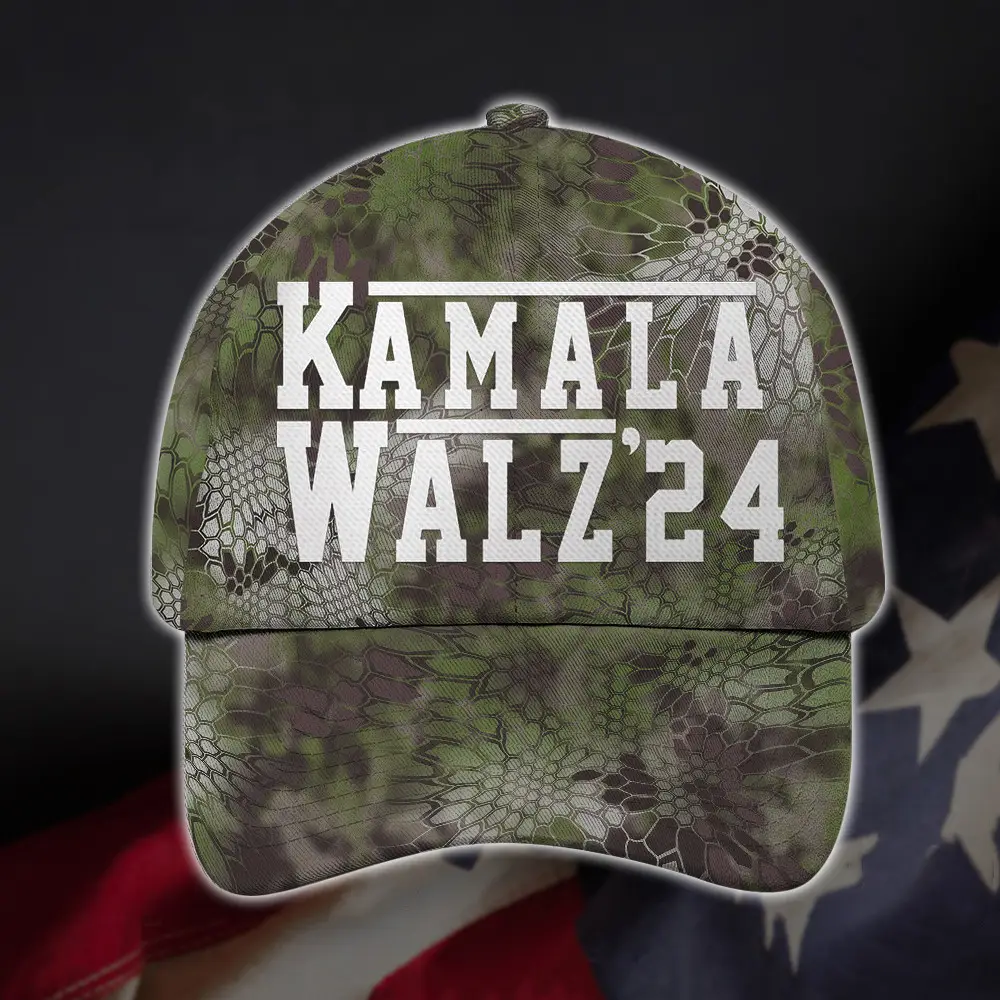 Harris Walz Camo Hat 2024 President Harris Walz Hats Gifts For Stepdad Harris Walz Camo Hat 2024 President Harris Walz Hats Gifts For Stepdad - Image 1