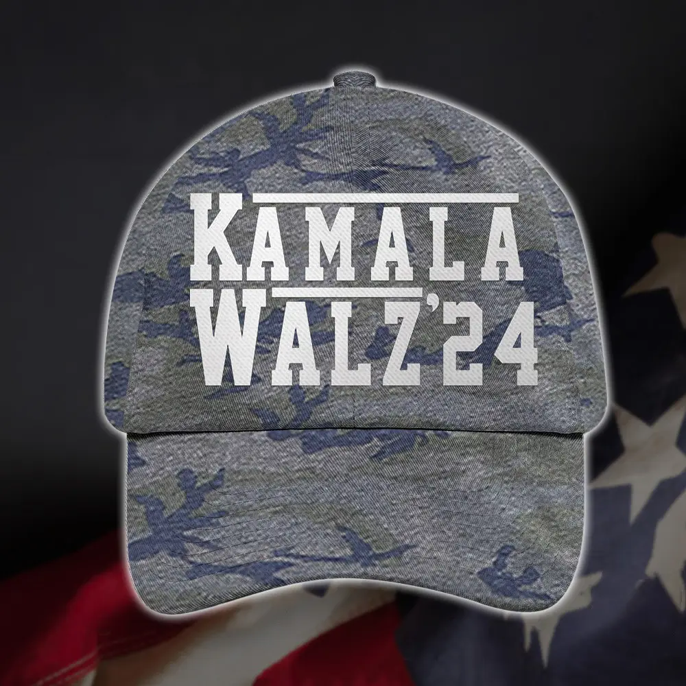 Harris Walz Camo Hat Harris Walz 2024 President Campaign Hat Gifts For Him Harris Walz Camo Hat Harris Walz 2024 President Campaign Hat Gifts For Him - Image 1