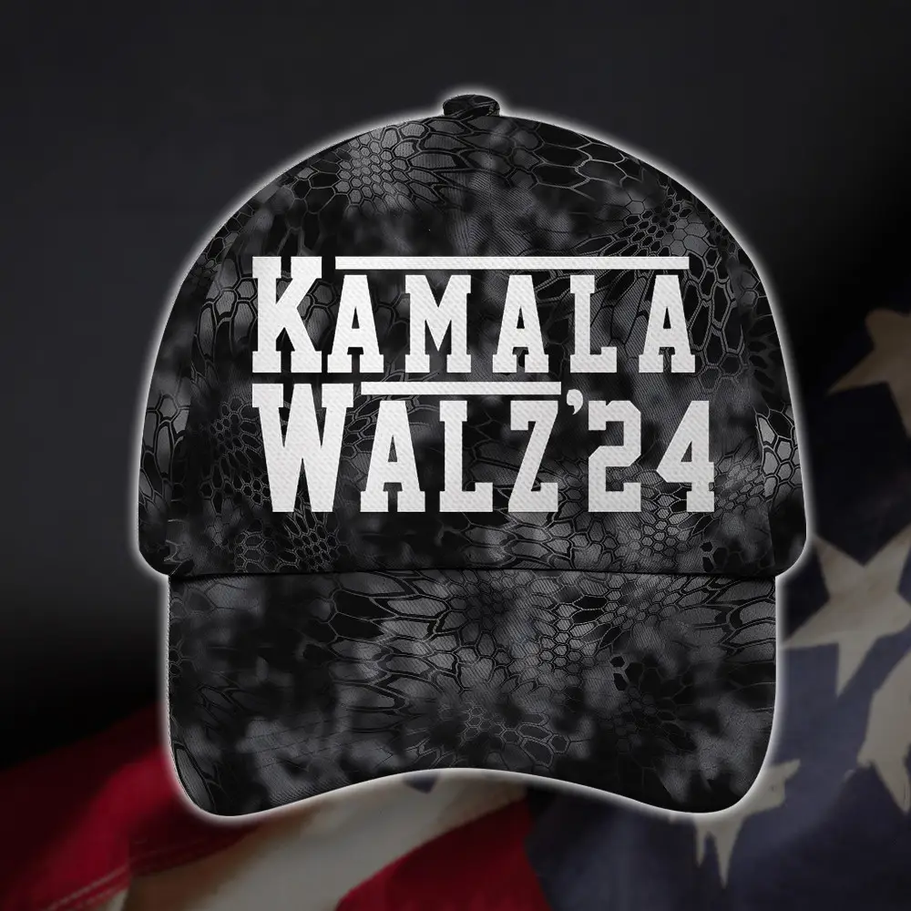 Harris Walz Camo Hat Harris Walz 2024 President Election Hat Gifts For Men Harris Walz Camo Hat Harris Walz 2024 President Election Hat Gifts For Men - Image 1