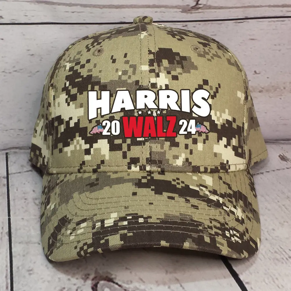 Harris Walz Camo Hat Harris Walz 47 Patriot Hat 2024 President Merch Gifts For Wife