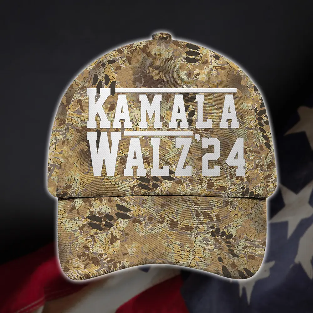 Harris Walz Camo Hat President Campaign Harris Walz Merchandise Gifts For Democrats